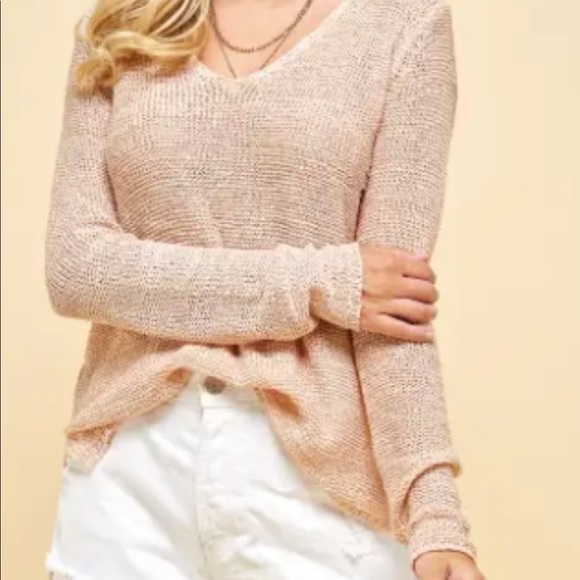 Sweaters - Lightweight Blush Sweater